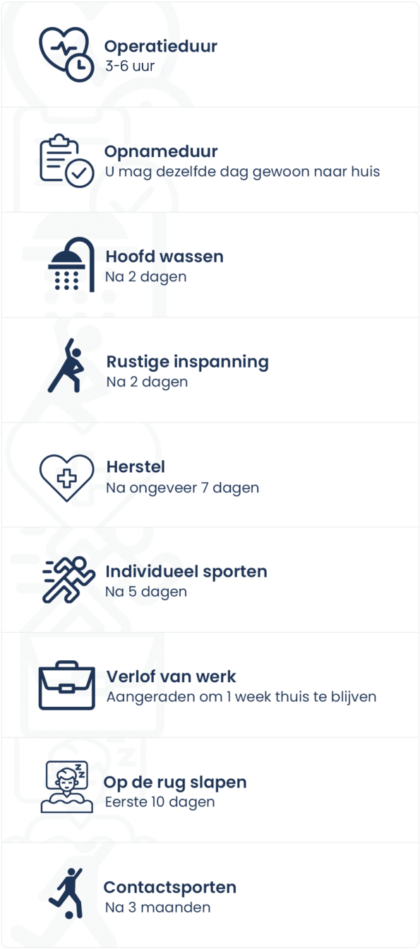 wenkbrauwtransplantatie in een oogopslag mobile